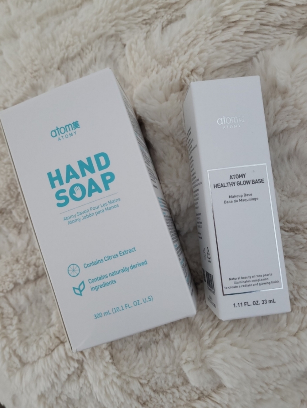 Atomy Makeup Base and Hand Soap